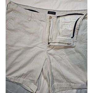 Nautica Khaki/Chino Size 40W 100% Cotton Men's Bermuda Shorts - 102